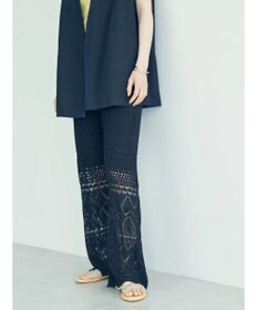 AMERICAN HOLIC 透かし編みニットパンツ