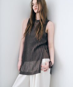 uncrave ラミーリネンニット タンクトップ