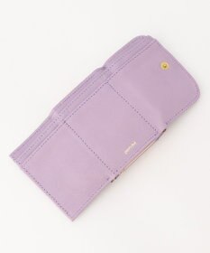 UNBILLION perche 抗菌レザー型押し外がまミニウォレット