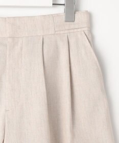 自由区 【SHIHOさん着用・セットアップ対応】リネンストレッチワイド パンツ