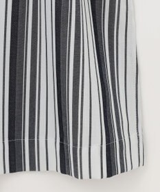 自由区 【洗える/セットアイテム】ウールブレンドベスト×ストライプワンピ