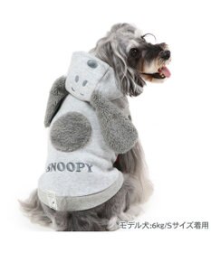 PET PARADISE スヌーピー ワントーン パーカー 《グレー》 超小型犬 小型犬