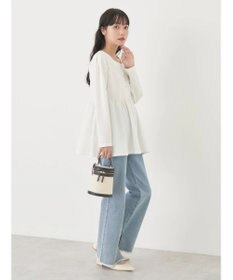 earth music&ecology ペプラムカットプルオーバー