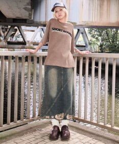 WEGO 【ユニセックス着用ITEM/MLサイズ展開】ブリーチワッフルダメージグラフィックT（SS）