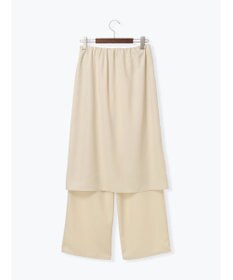 Te chichi ラップスカートレイヤードストレートパンツ《2025Autumn catalog item》