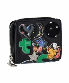 tsumori chisato CARRY tcパッチワーク ラウンドファスナー2つ折り財布