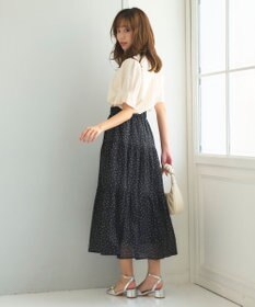 Feroux ドットティアード スカート