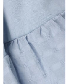 earth music&ecology 配色スカラップスリーブＴＥＥ