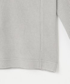 JOSEPH ABBOUD MOUNTAIN 【吸湿発熱/ソフト】ソフトウォームワッフル ハーフジップ カットソー