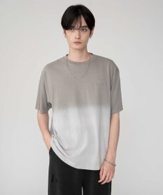 WEGO 【ユニセックス着用ITEM/MLサイズ展開】グラデーションワンポイントT（SS）
