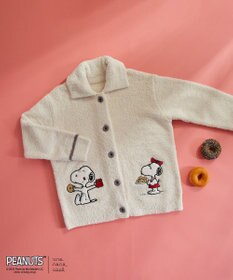 une nana cool 【スヌーピー】PEANUTS × une nana cool カーディガン SNOOPY