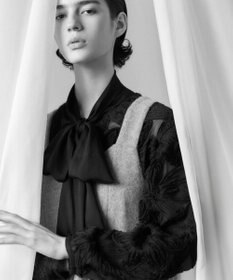 23区 【GOLD LABEL/見上愛さん着用】テープエンブロイダリー ブラウス