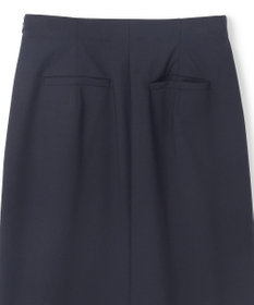 UNFILO ウールライク Iラインスカート