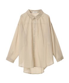 Green Parks インド綿 ボイルゆったりシャツ