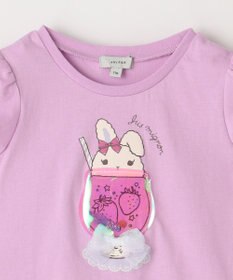 ANY KIDS シャラシャラ ビーズ入り Tシャツ