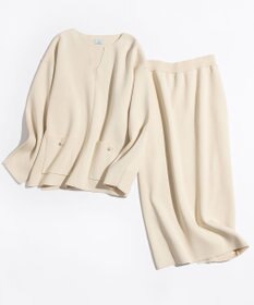 組曲 S 【加藤ローサさん着用】スムースストレッチニットアップ