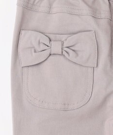 ANY KIDS 裾リボンストレート パンツ