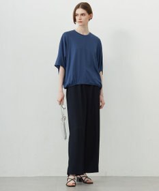 ICB L 【新色追加・UVケア・接触冷感・速乾・防シワ・洗える】 FluidBackSatin  ワイドパンツ