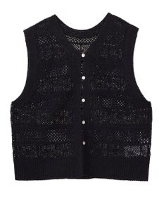 AMERICAN HOLIC 【前後2WAY】レース編みニットベスト