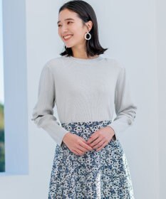 組曲 Elena フリルスリーブ ニットプルオーバー