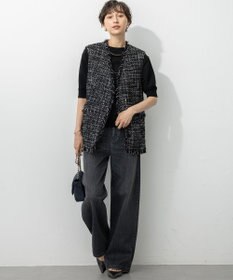 23区 S 【滝沢眞規子さん着用/VERY掲載/洗える】23区DENIM ストレッチ ワイドパンツ