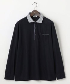 JOSEPH ABBOUD 【キングサイズ・消臭などの高機能】オーガニックコットン ダディ 長袖 ポロシャツ