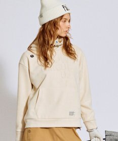 PW CIRCULUS 2025 NEW！【手洗い洗濯可】【WOMEN】スエードライク デタッチャブルフーディ ゴルフウェア レディース