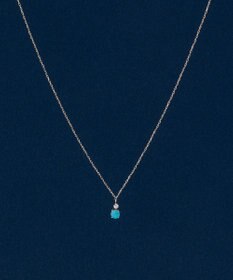 Phoebe 【K10】ジュエルラックネックレス　ターコイズ/12月誕生石/天然石/全長:40cm