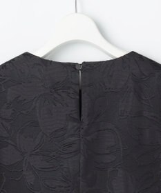 自由区 L 【カタログ掲載・セットアップ対応】フラワーオパールプリントブロッキング ブラウス