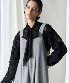 23区 【GOLD LABEL/見上愛さん着用】テープエンブロイダリー ブラウス