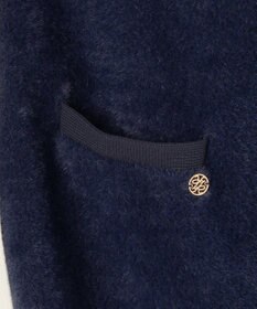 組曲 ナイロンファーニット カーディガン