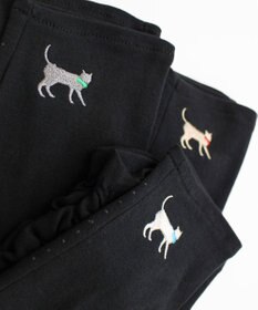 ORuKuBET 【WOMEN】 おさんぽねこ刺繍UVグローブ / UVカット / 猫グッズ