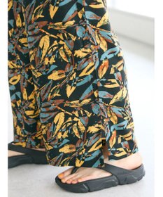 CRAFT STANDARD BOUTIQUE レーヨン柄プリントワイドパンツ