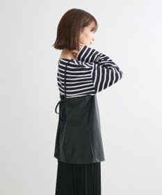 Green Parks フェイクレザーキャミベスト