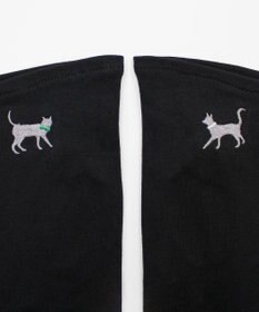 ORuKuBET 【WOMEN】 おさんぽねこ刺繍UVグローブ / UVカット / 猫グッズ