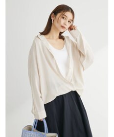 Green Parks リネンレーヨン２ｗａｙシャツ