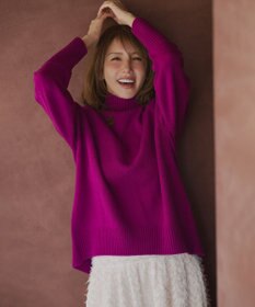 組曲 S ウールカシミヤミックス ロールネックニット