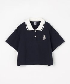 ANY KIDS 【洗濯機可能/吸汗速乾】ドライタッチ ショート丈ポロシャツ