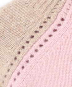 BEIGE， RULE / ウールカシミヤバイカラーハイネックニット