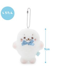 Mother garden しろたん フラットチーク キーホルダー 《しろたん》 単品