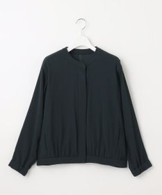 自由区 【セットアップ対応・洗える】トリアセジョーゼット ブルゾン