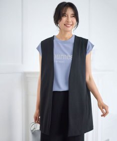 ANY 【洗濯機可】カットジョーゼットジレ