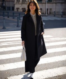 23区 エアータンブラー TCギャバジン ロング トレンチコート