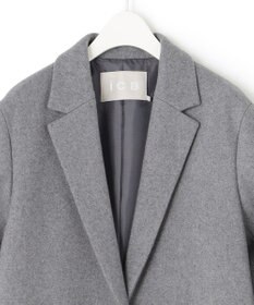 ICB ウールライトメルトン チェスターコート