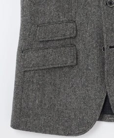 JOSEPH ABBOUD 【リラックスサイズ】ラムウールツィード ジャケット