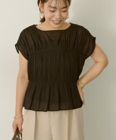 AMERICAN HOLIC 【前後2WAY】フロントリボンブラウス