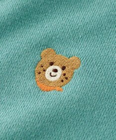 MIKI HOUSE HOT BISCUITS 【70-120cm】【Everyday Series】ワンポイント くすみカラー裏毛パイルトレーナー