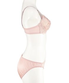 San-ai Resort（三愛水着楽園） 【WEB限定】【プチプラブラセット】純欲カラーヌーディーレーシーストリングブラ＆ショーツセット 【northerly】