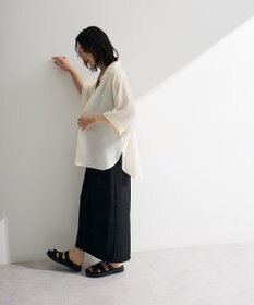 Green Parks 【WEB限定】開襟シアージャケット風シャツⅡ