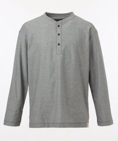 JOSEPH ABBOUD MOUNTAIN 【SPACE】OGスラブプレーティング天竺 ヘンリーネックカットソー